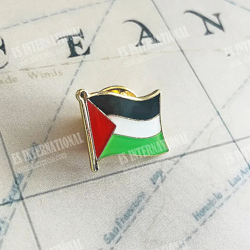 Palestine National Flag Pin