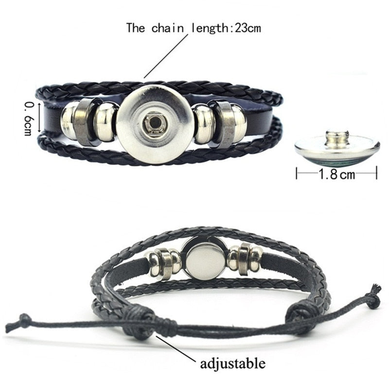 Palestine leather Bracelet